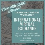 Flier for international Virtual Exchange on May 1, 2024